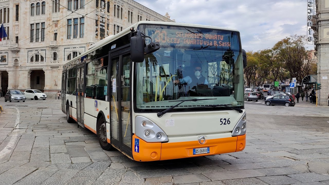 Irisbus Citelis di Ctm, matricola 526, in un tratto della linea 6