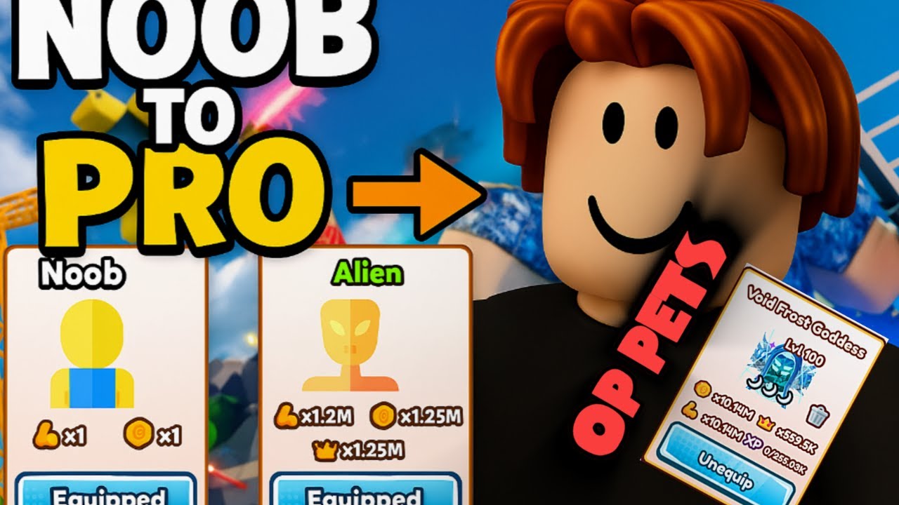 NOOB To PRO with *OVERPOWERED PETS* | Roblox Saber Simulator