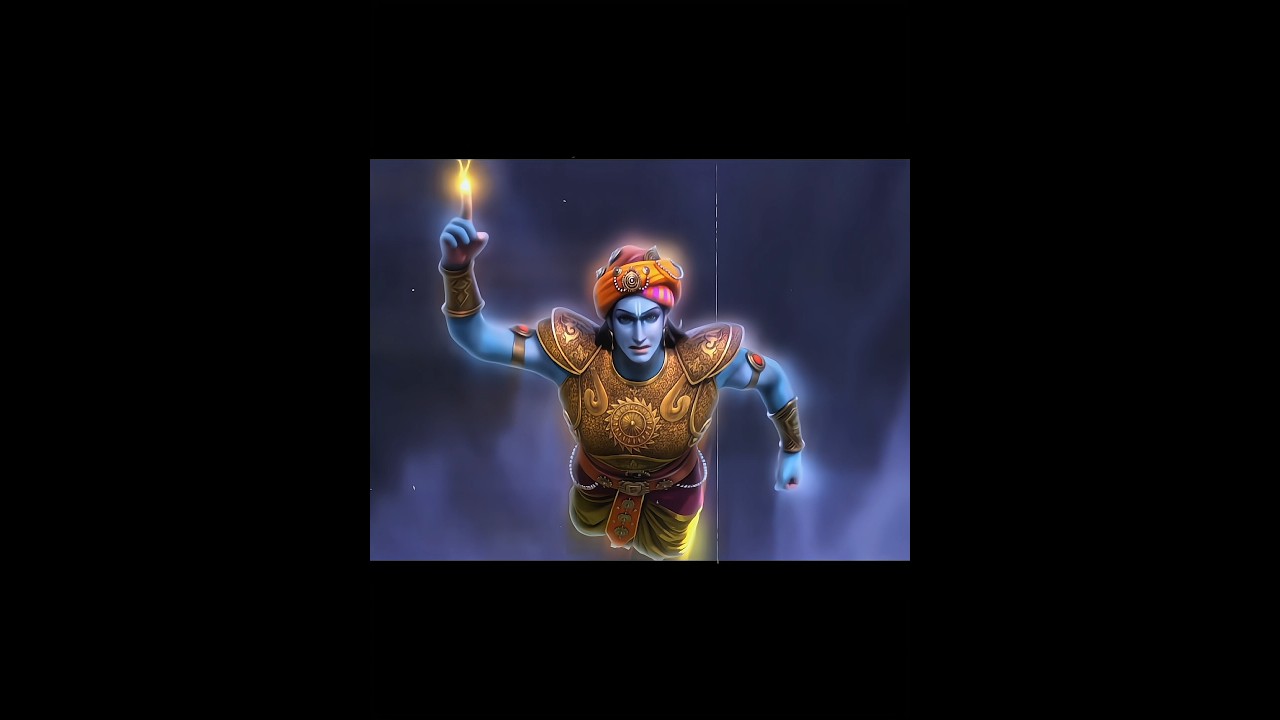Lord Krishna Entry 🔥 !!                  #kurukshetra #krishna #shorts #viralshorts #youtubeshorts