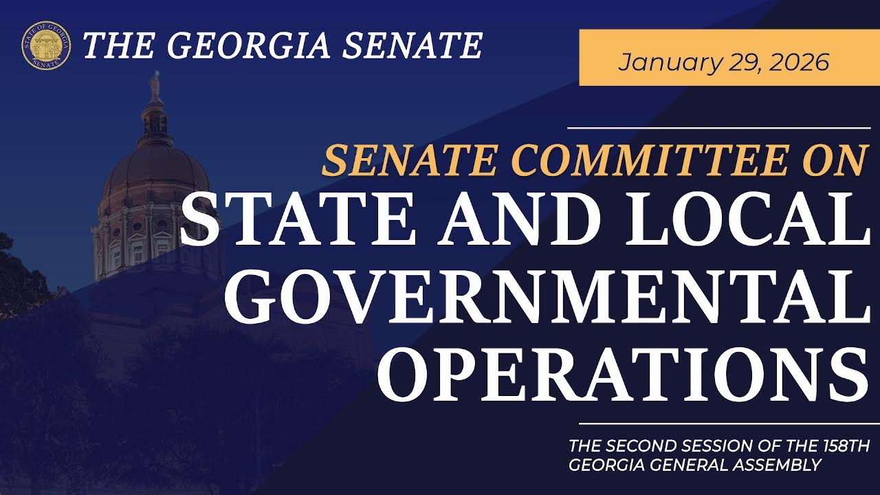 01/29/2026 Senate Committee on State and Local Governments