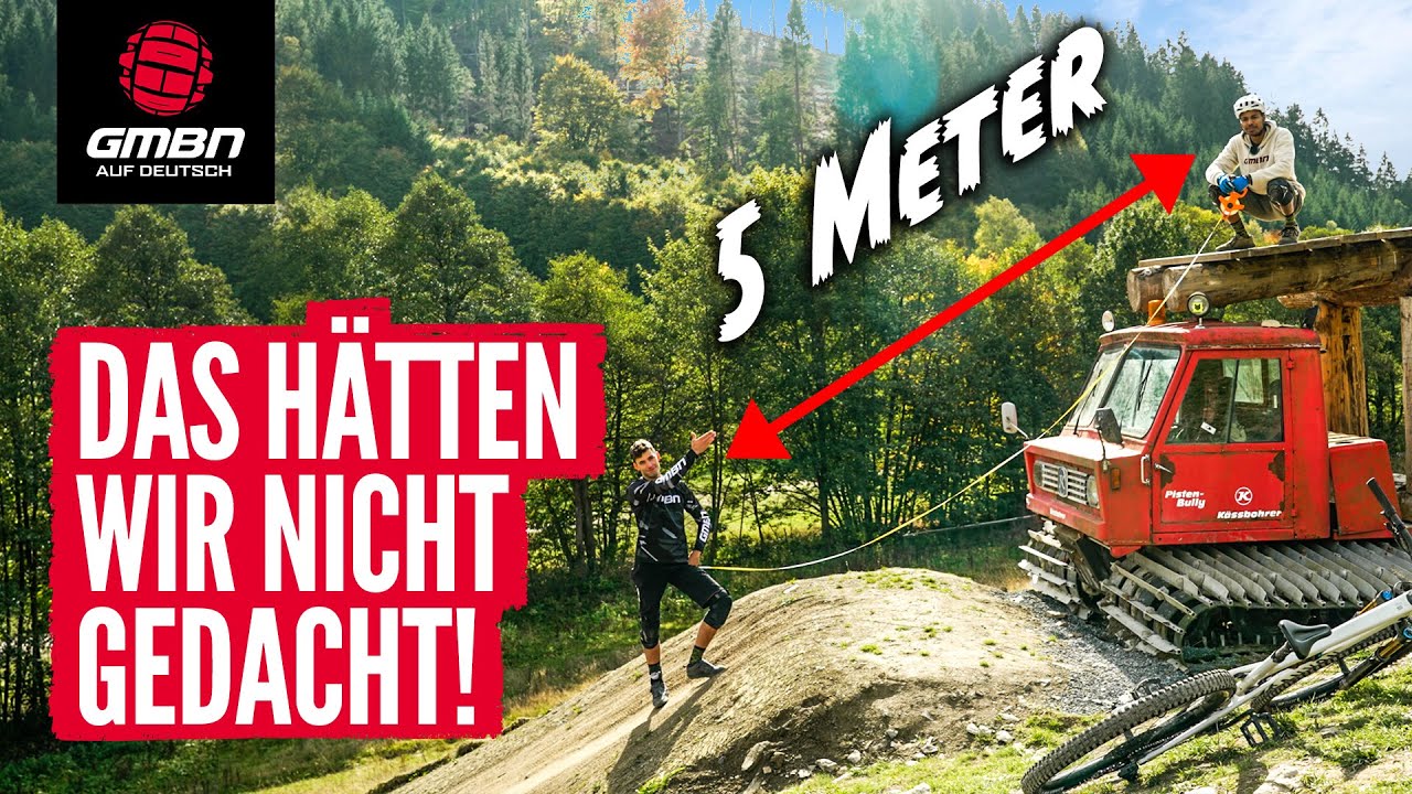 Wie groß sind Bikepark Sprünge? GMBN misst!