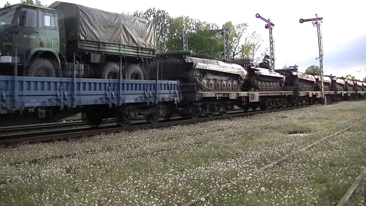 Wojsko na torach / eszelon Morąg-Orzysz ST44-1231