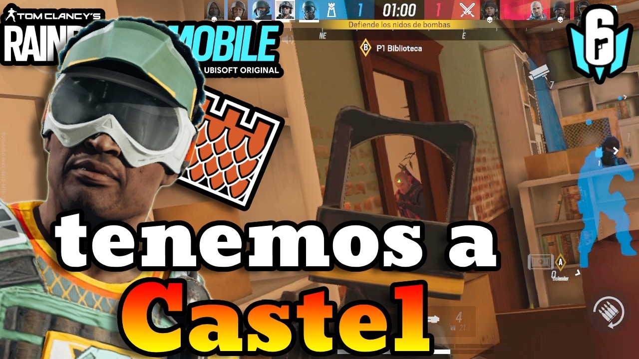 Compramos a Castle en Rainbow Six Mobile y  los enemigos tenían Miedo 