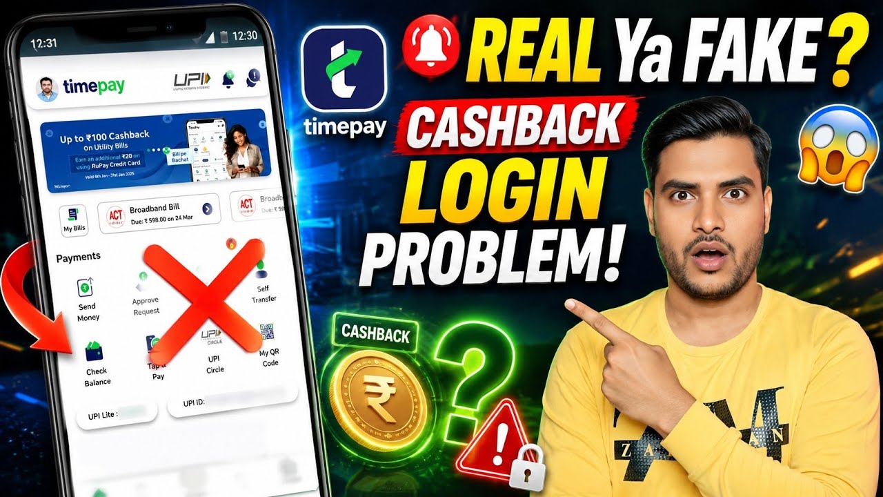 Time pay app cashback offer? time pay app real or fake? time pay app login problem