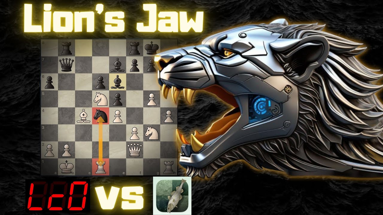 Leela and Stockfish show the PURE Art of Chess - Lc0 vs Stockfish 16 - Pirc Defense, Lion's Jaw