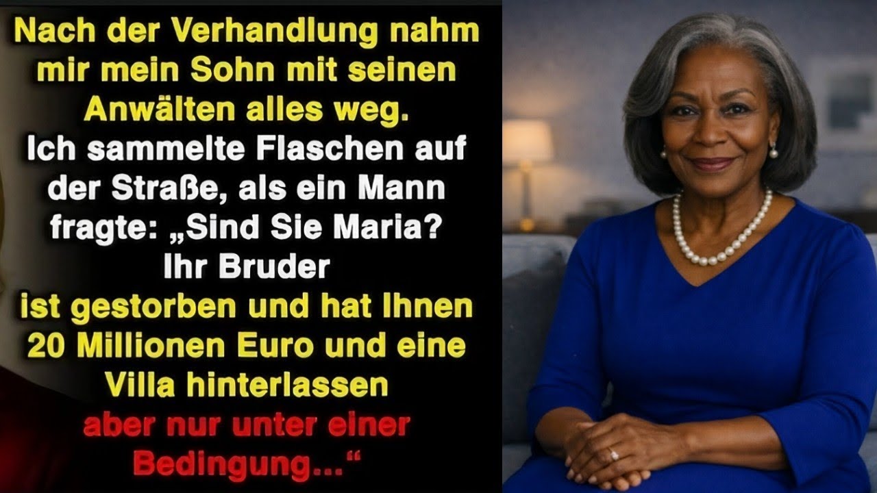 Nach der Verhandlung stand ich ohne alles da. Ein Mann fragte: „Sind Sie die Erbin von 20 Mio?“