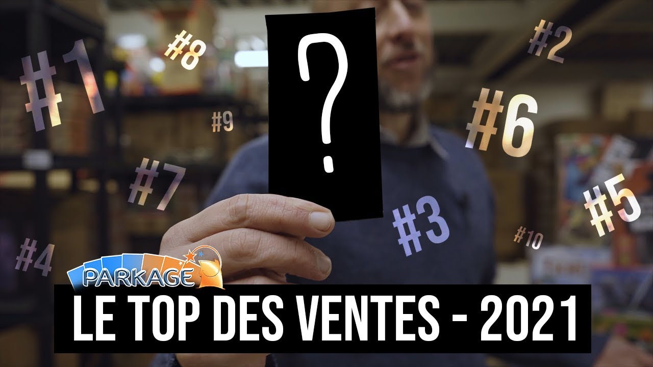 PARKAGE - Les TOPS 10 des ventes de 2021 chez PARKAGE ! Quels jeux sont les grands gagnants ?
