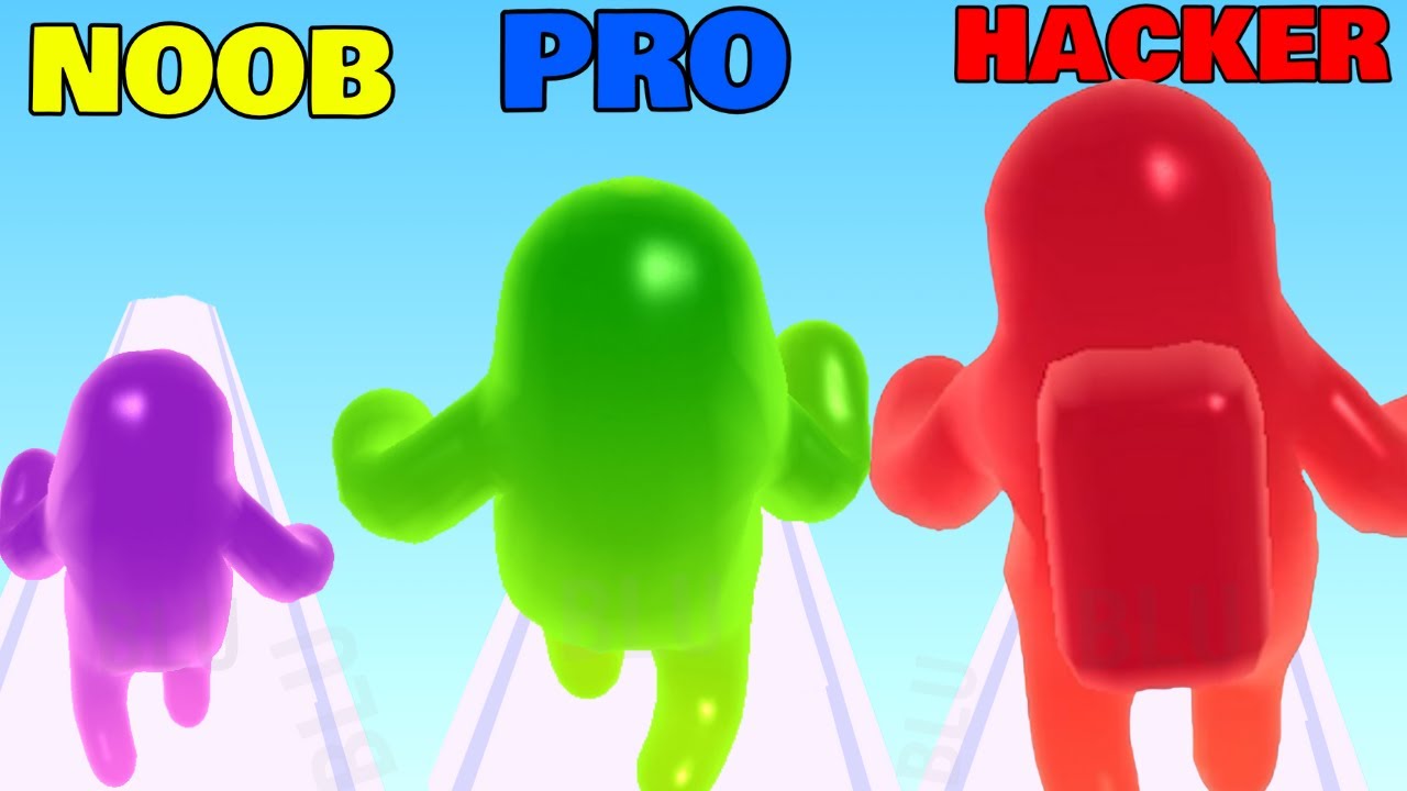 NOOB vs PRO vs HACKER in Join Blob Clash Max Level Gameplay Walkthrough All Levels New Update AKJELK