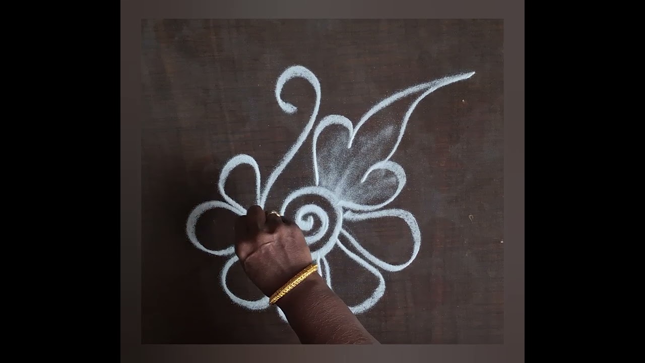 Simple Rangoli daily use 
