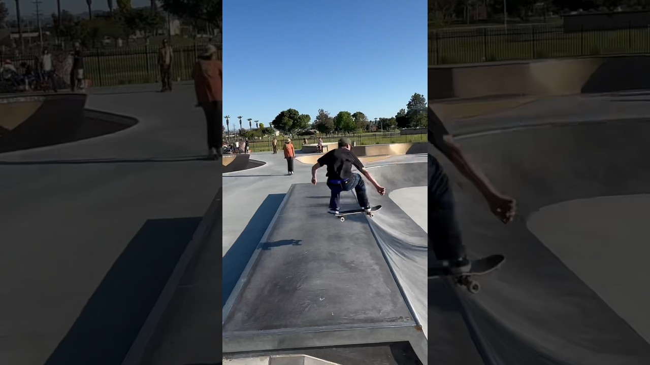 HUGE OLLIE #explore #viral #2024 #skateboarding #youtubeshorts #skate #skatepark #shorts