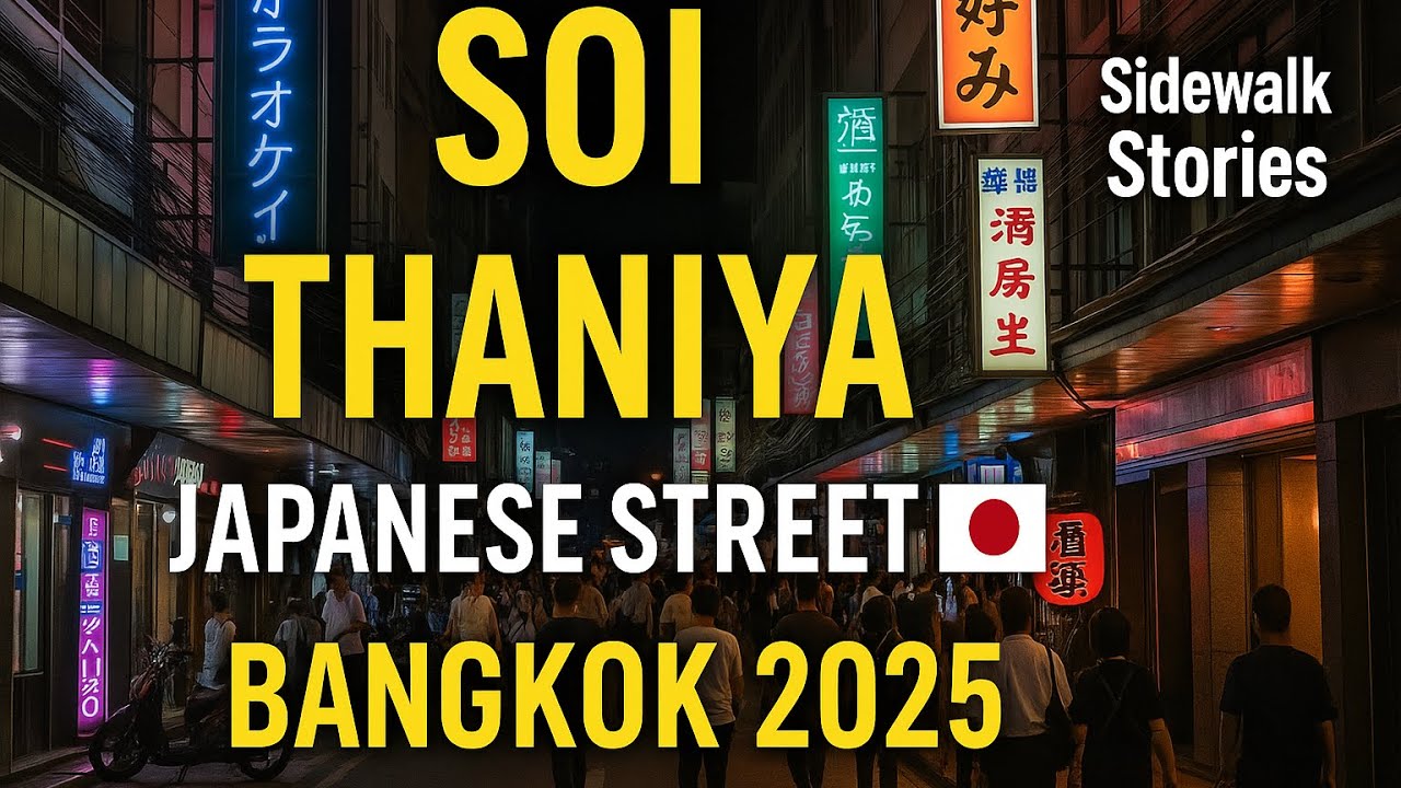 Inside Soi Thaniya Bangkok | Neon Lights, Bars & Japanese Street Vibes 
