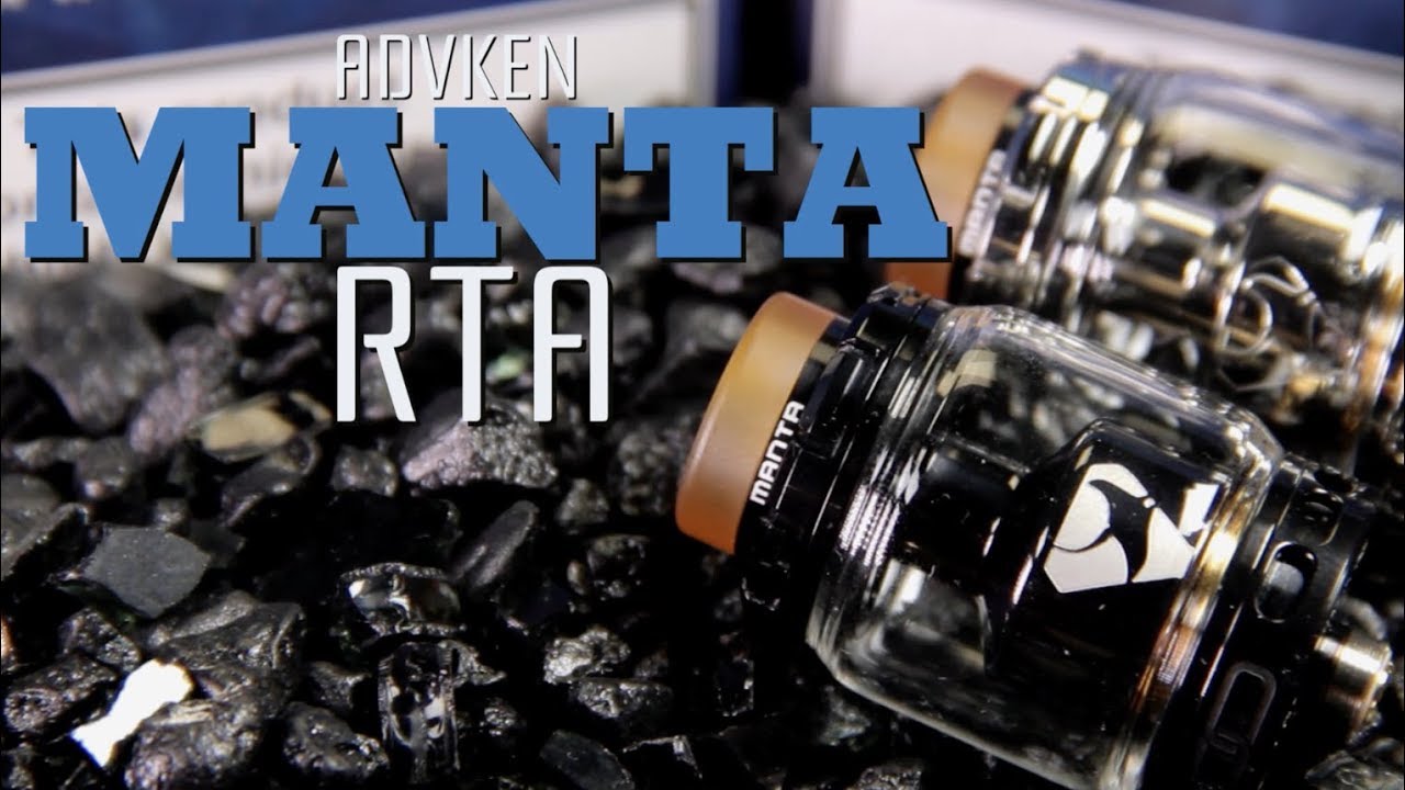Advken MANTA 24mm RTA (Amazing Flavor) ~RTA Tank Review~