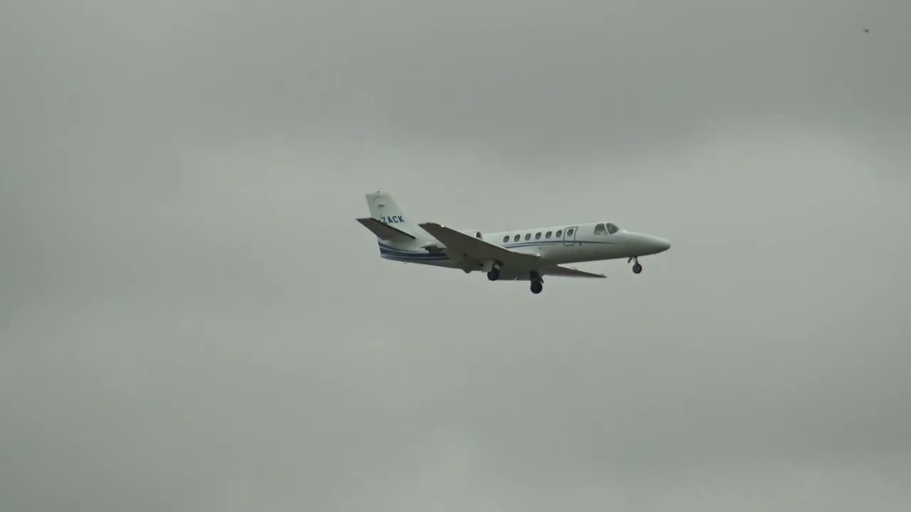Private Cessna 560 Citation Encore I-ZACK Landing Malaga LEMG