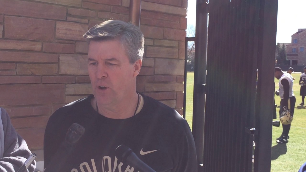 Buffzone: CU Buffs head football coach Mike MacIntyre, Feb. 22