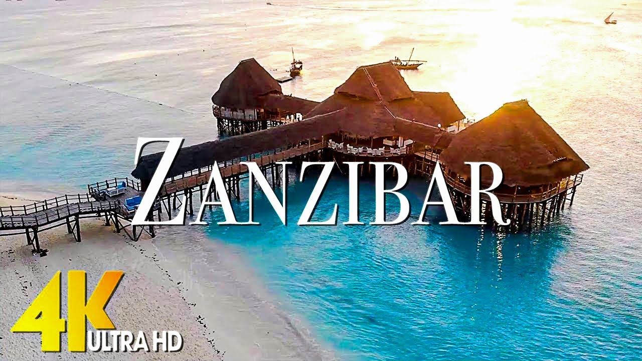 Zanzibar 4K UHD | Most Beautiful Island in Tanzania 🌴 Scenic Relaxation Film with Cinematic Music