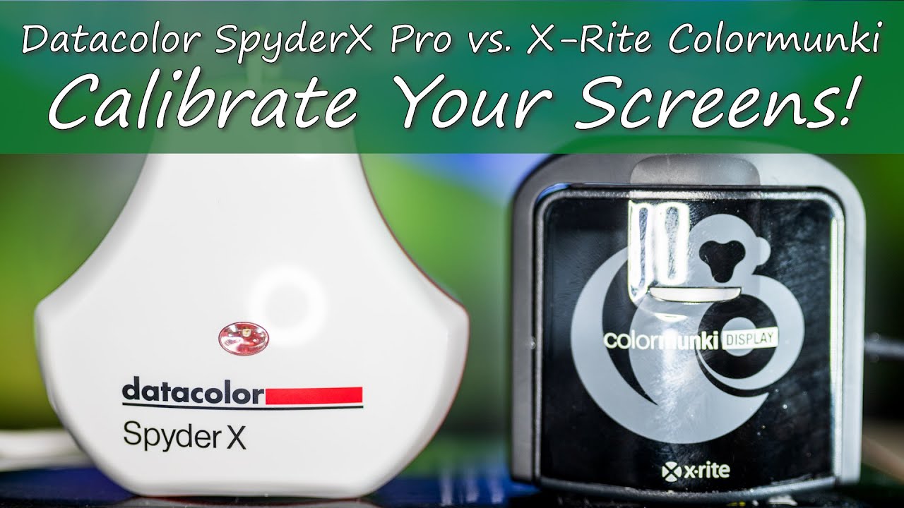 Datacolor SpyderX Pro vs. X-Rite Colormunki Display | Calibrating & Matching Dual Monitors