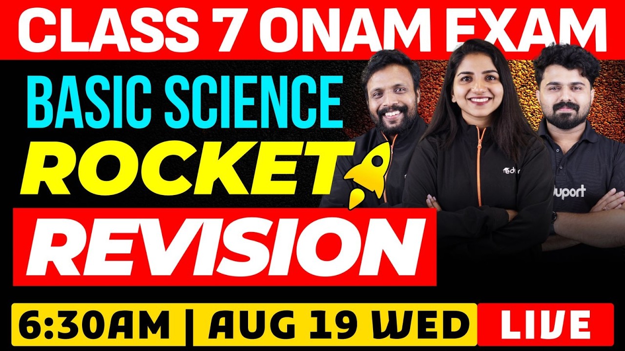 Class 7 | Basic Science | Rocket Revision | Eduport