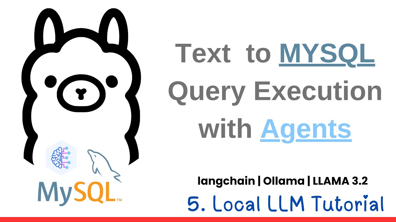 Приложение LLM для преобразования локального текста в SQL (MySQL) с LLAMA 3.2, Ollama и Langchain