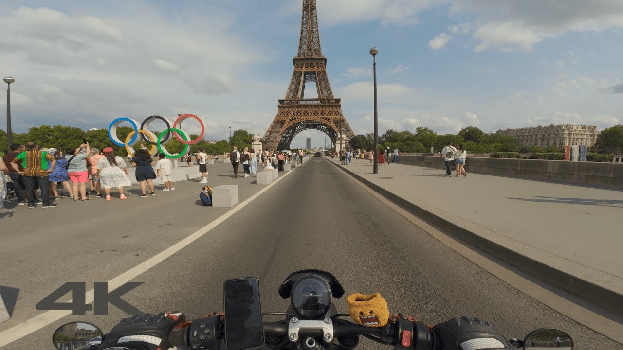 660 In Paris pt1 | Triumph Trident 660 + BW exhaust | 4K