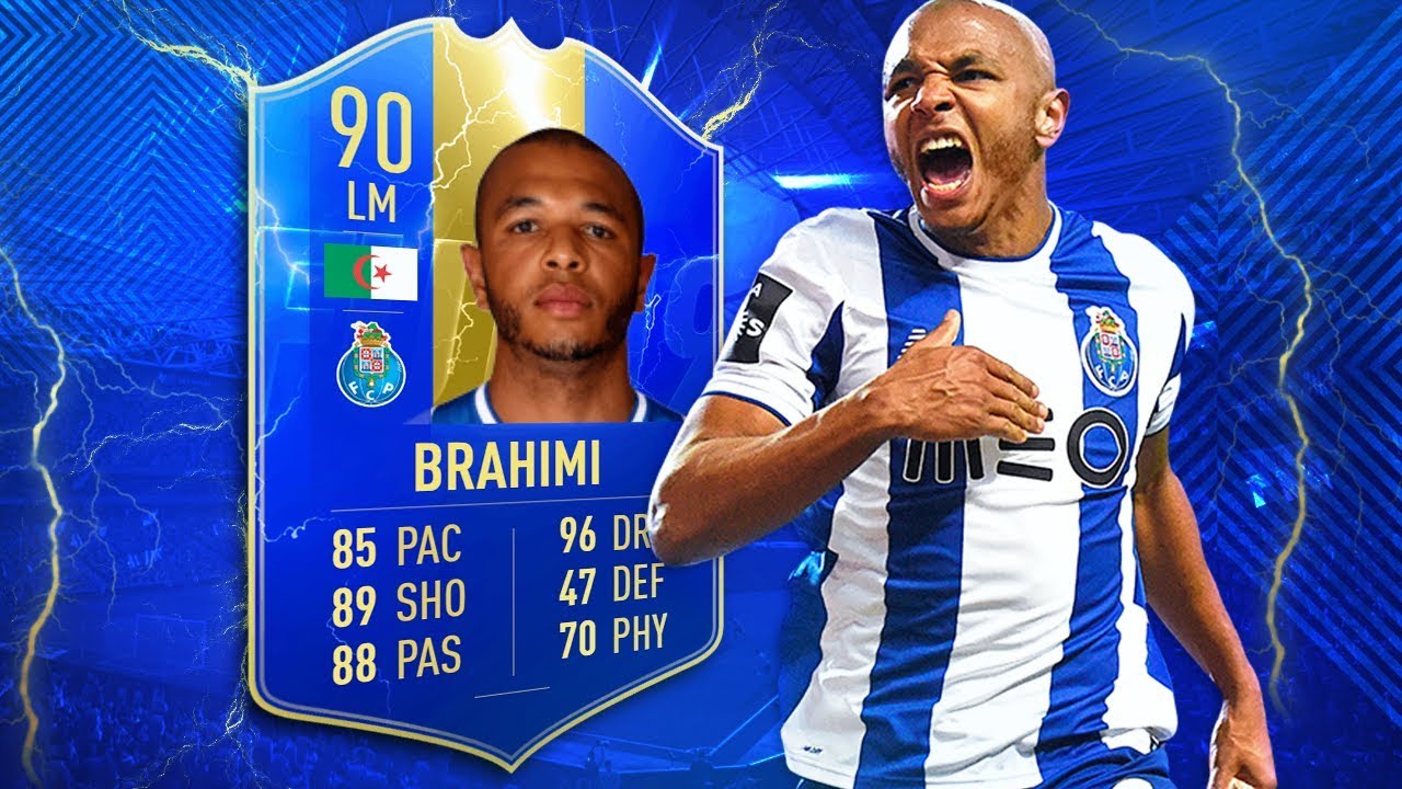 FIFA 19 TOTS Brahimi Review | 90 TOTS Brahimi Player Review | Fifa 19 TOTS Weekly Objective