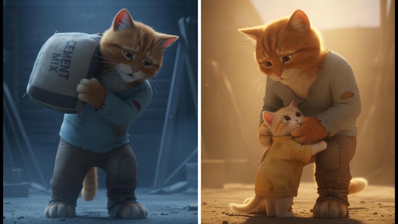 They Have Nothing But They Have Each Other |Poor but Happy Cat Family Story #kitten  #hearttouching