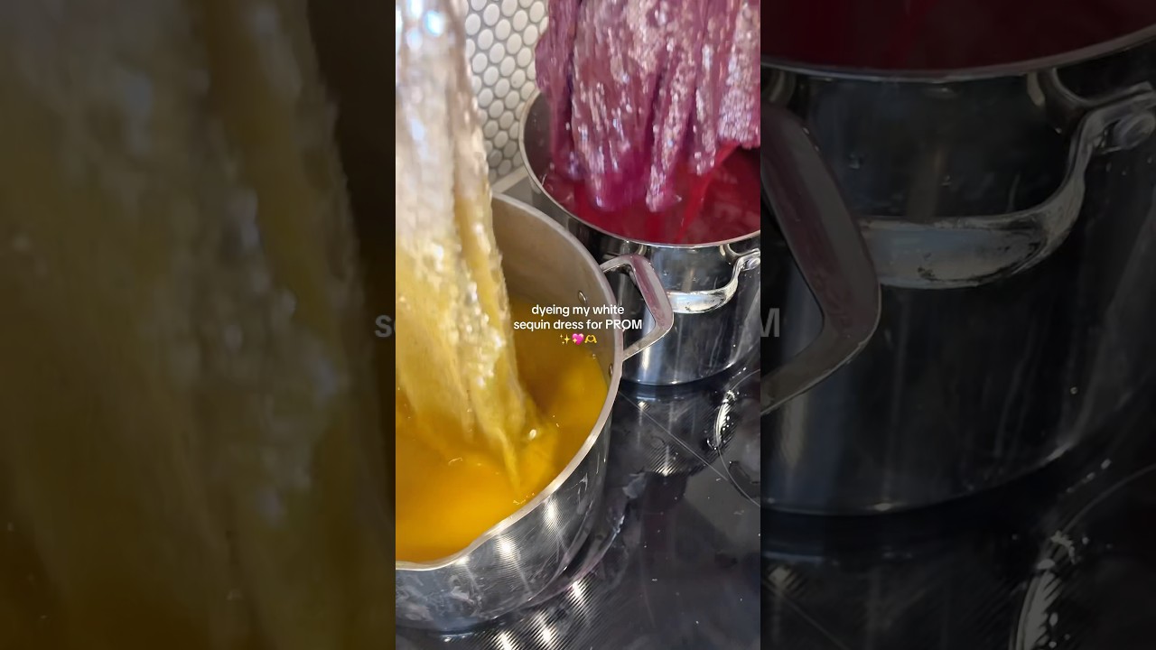 Dyeing Sequin Dress for 