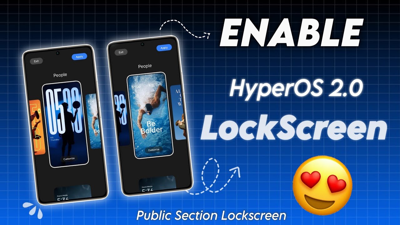 Enable HyperOS 2.0 LockScreen In Any Xiaomi, Redmi & Poco Phone's | Public New Global LOCKSCREEN|