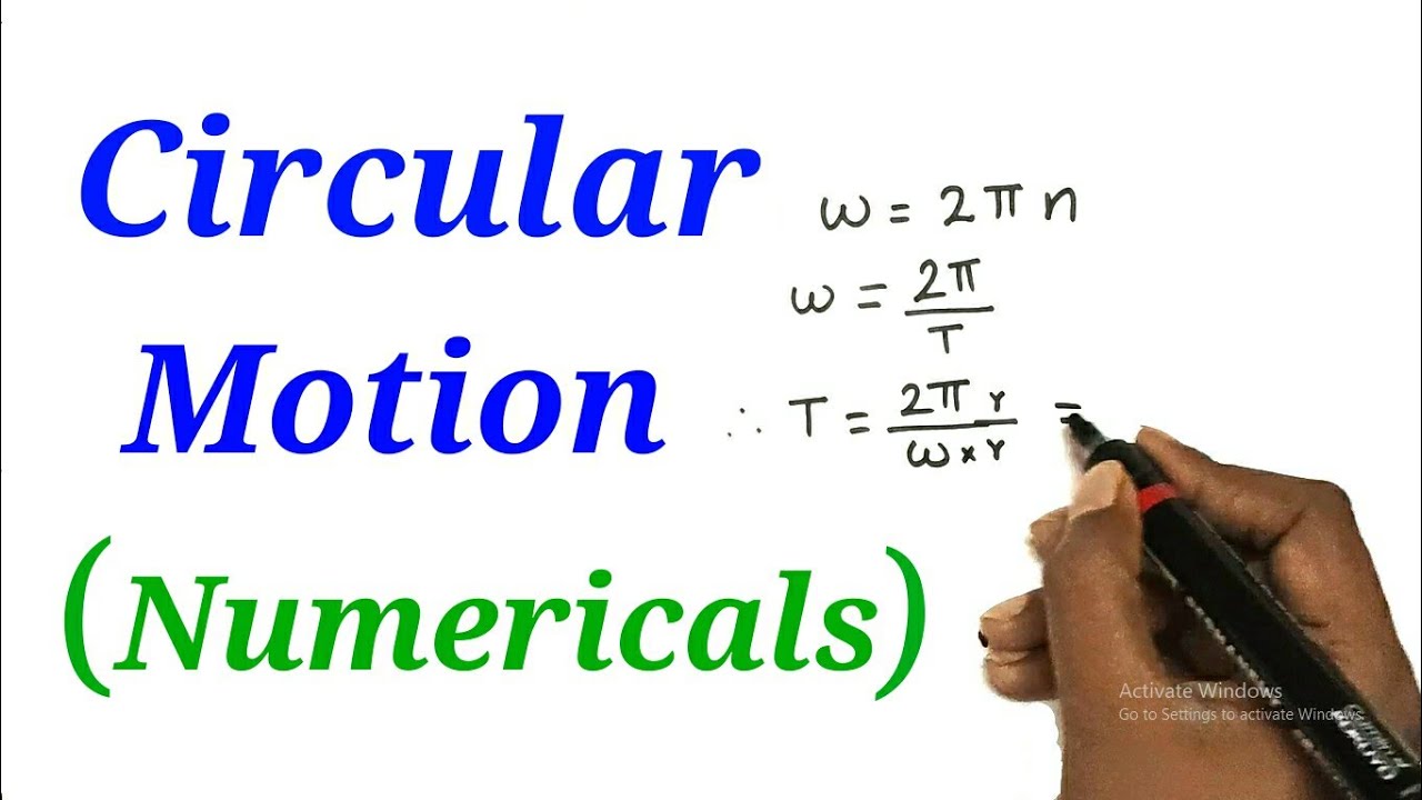 Circular Motion Numericals | 12th HSC | Physics | 03-04 Marks | Circular Motion