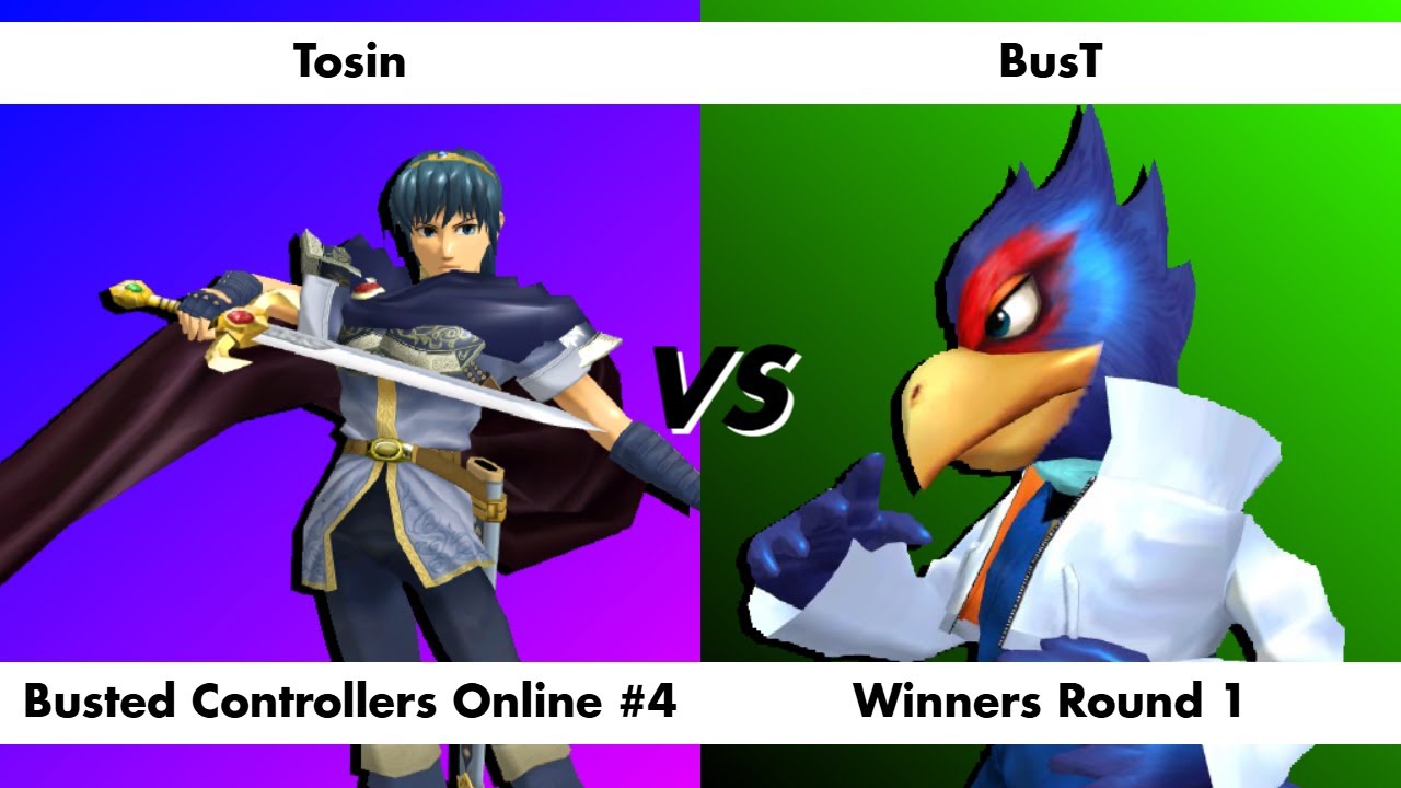Busted Controllers Online #4 - WR1 - Tosin (Marth) vs BusT (Falco)