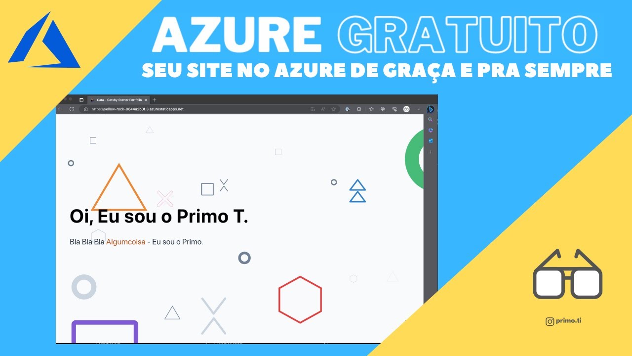 [Azure][Fundamentos] Criar Website de graça e pra sempre no Azure