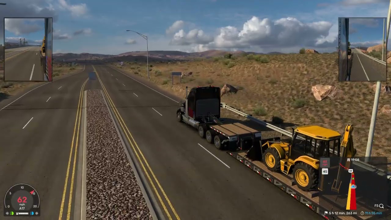 American Truck Simulator　ウィンズロー～ファーミントン 390mile