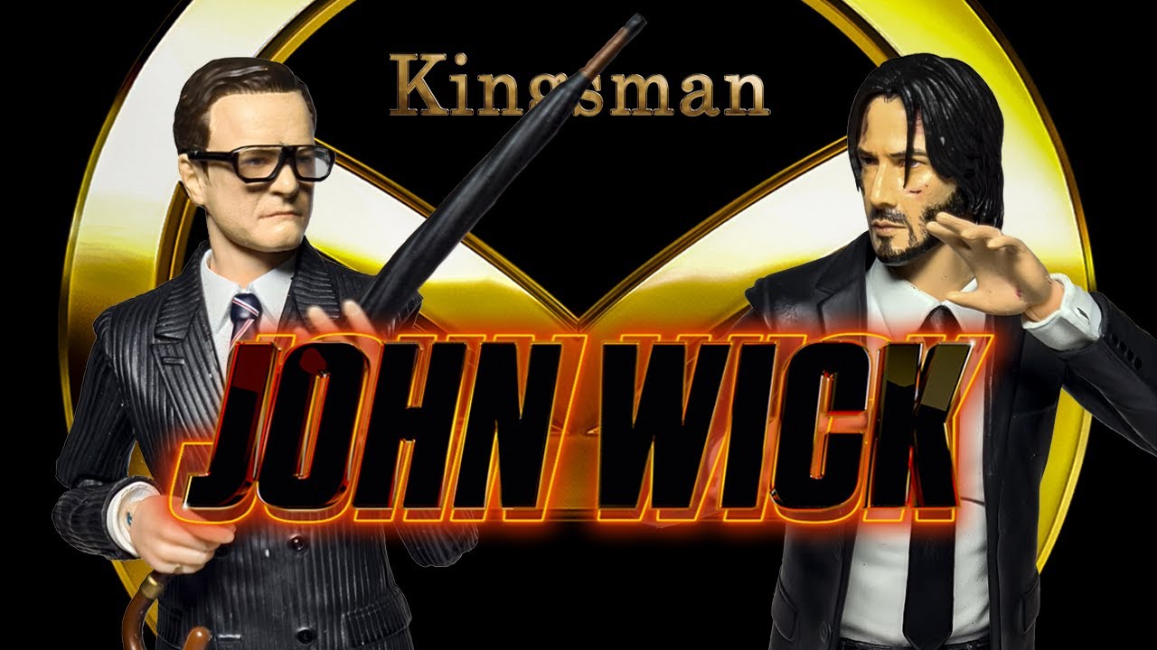 Джон Уик против Кингсмана, Джон Уик 4 покадровая анимация (Kingsman покадровая анимация)