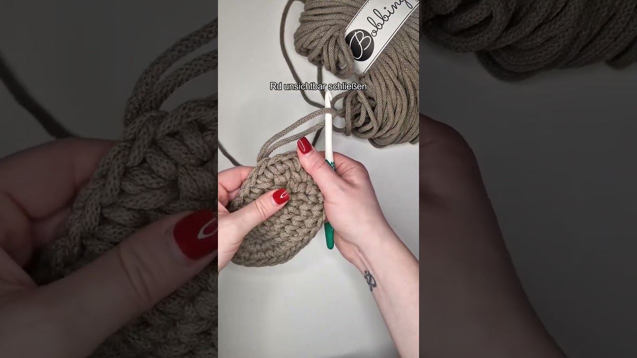Tiny Bag Tara Umhängetasche aus Rope-Garn häkeln