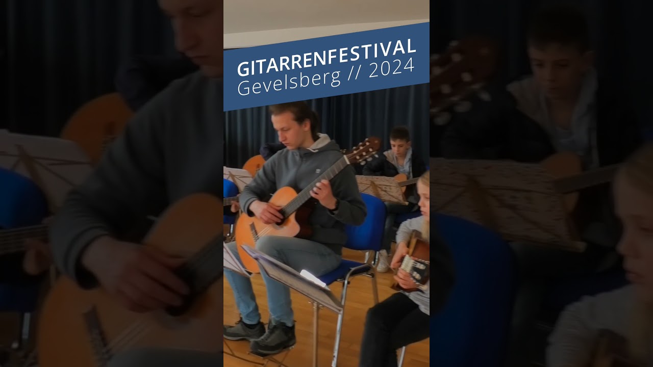Musikschule der Stadt Gevelsberg | Gitarrenfestival 2024 #shorts #gevelsberg #musikschule