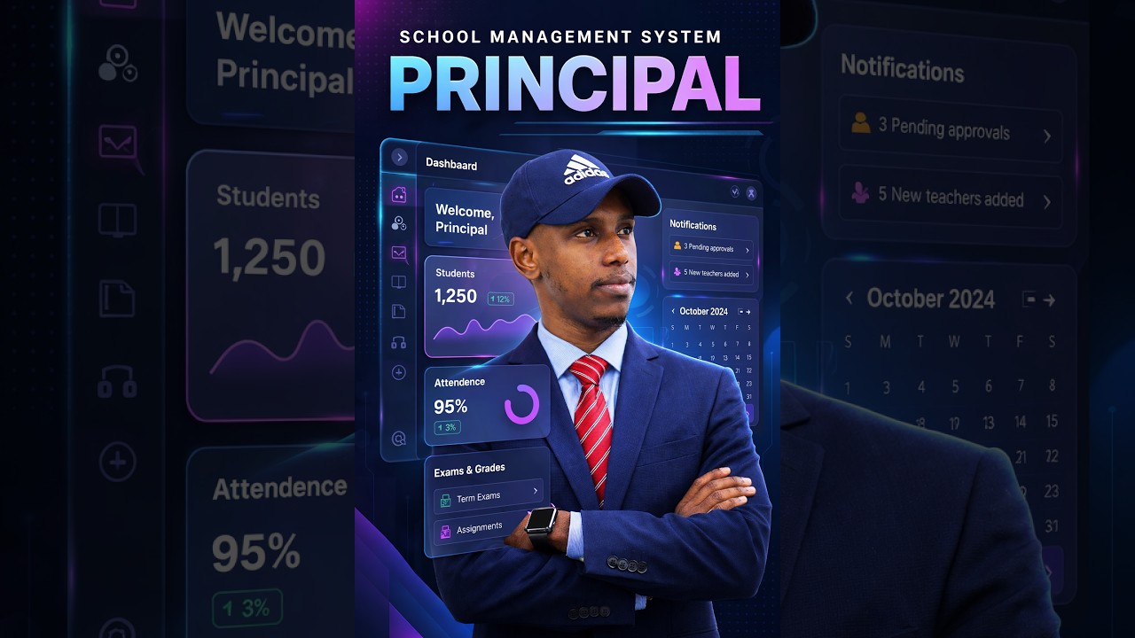 School Management System – Principal Dashboard | Part 2