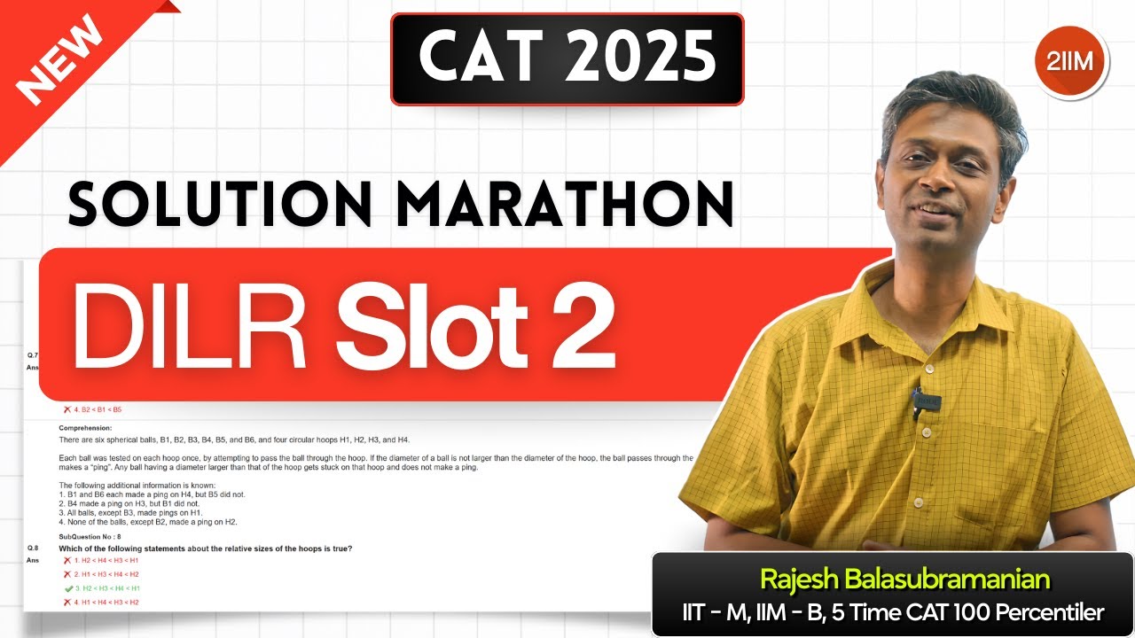 CAT 2025, слот 2, марафон по логическому, аналитическому и коммуникационному анализу | Видеорешен...