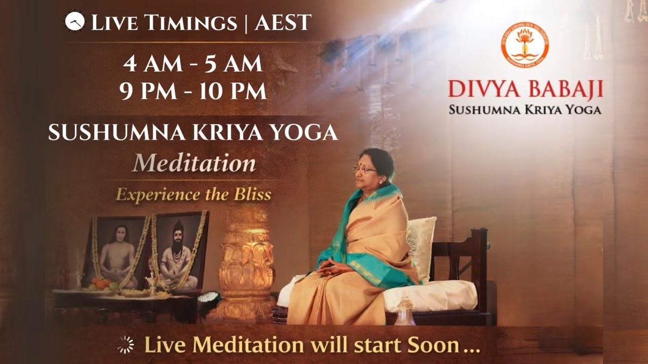 Sushumna Kriya Yoga | Live Meditation | Australia