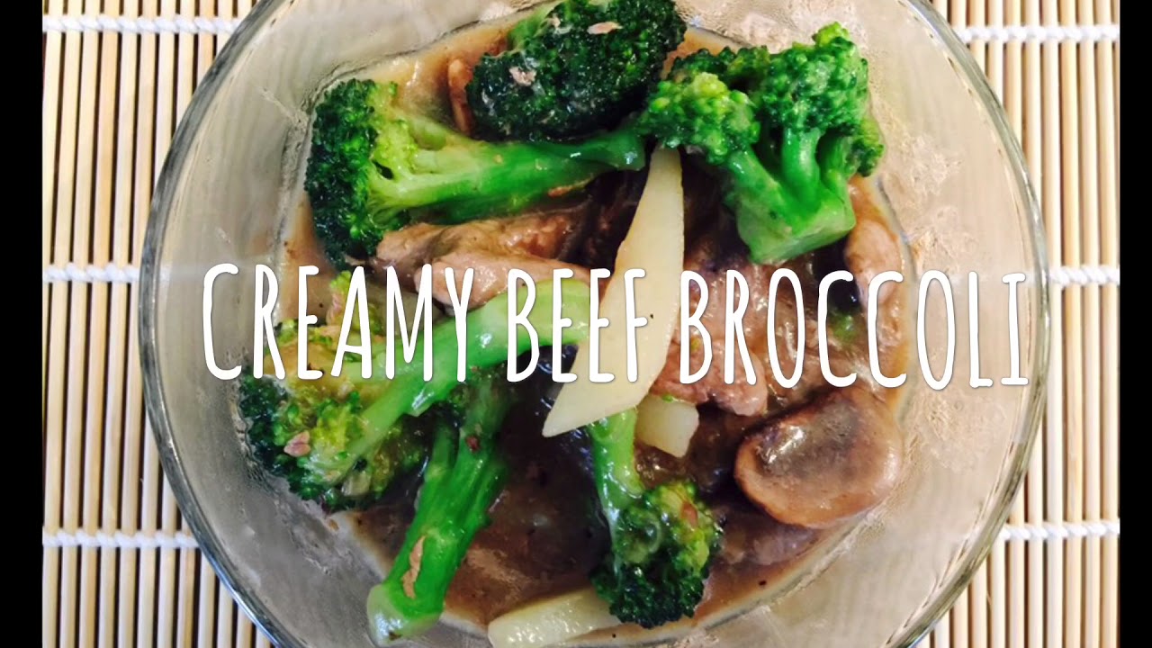 CREAMY BEEF BROCCOLI