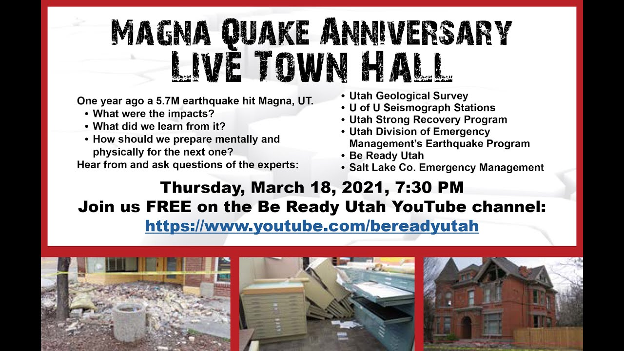 Magna Quake Anniversary Town Hall