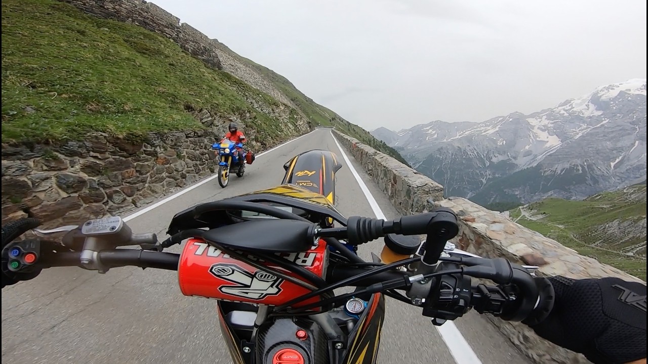Honda CRF 450 2023 | Supermoto | OnBoard | Passo Dello Stelvio