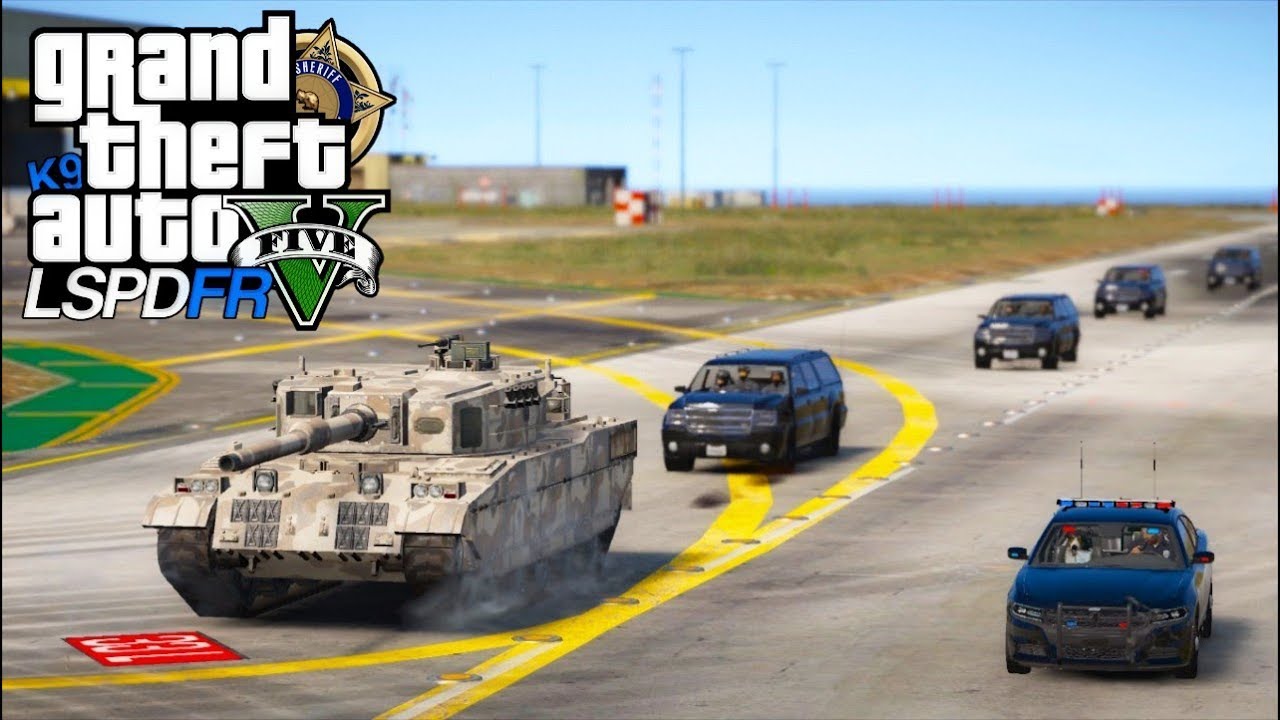 GTA V : MOD POLICIA : MALUCO ROUBA TANQUE DE GUERRA E DA MUITO TRABALHO PRA POLICIA : EP# 141