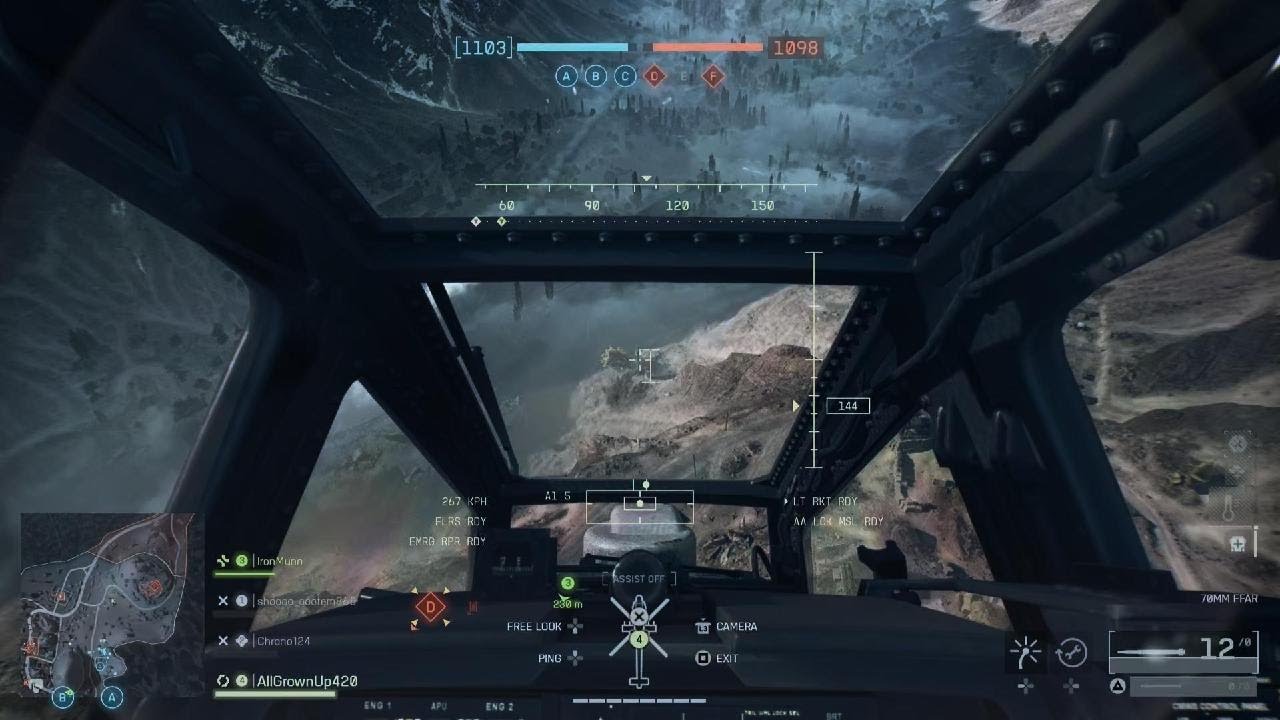 Battlefield 6 attack heli,infantry killing