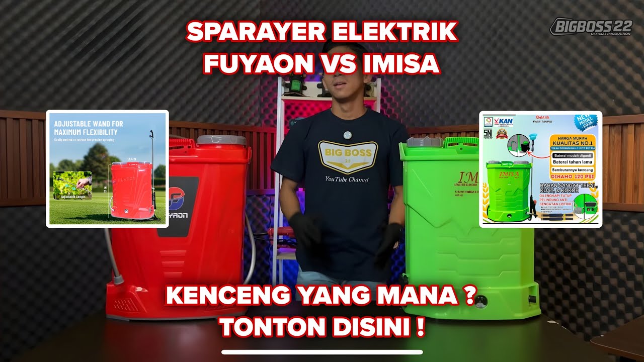 Sprayer FUYAON vs IMISA lebih kencang yang mana ?