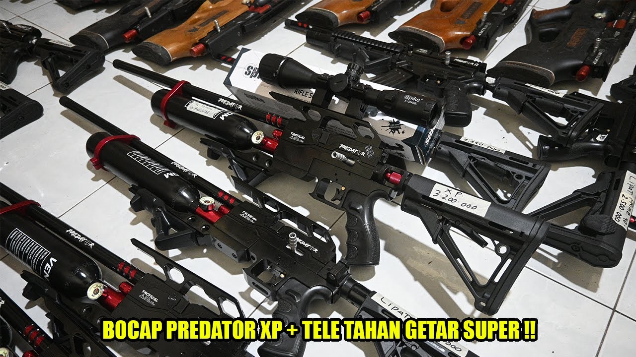 Harga senapan angin PCP BOCAP PREDATOR 500CC SERI XP DAN TELE TAHAN GETAR terbaru di 2025