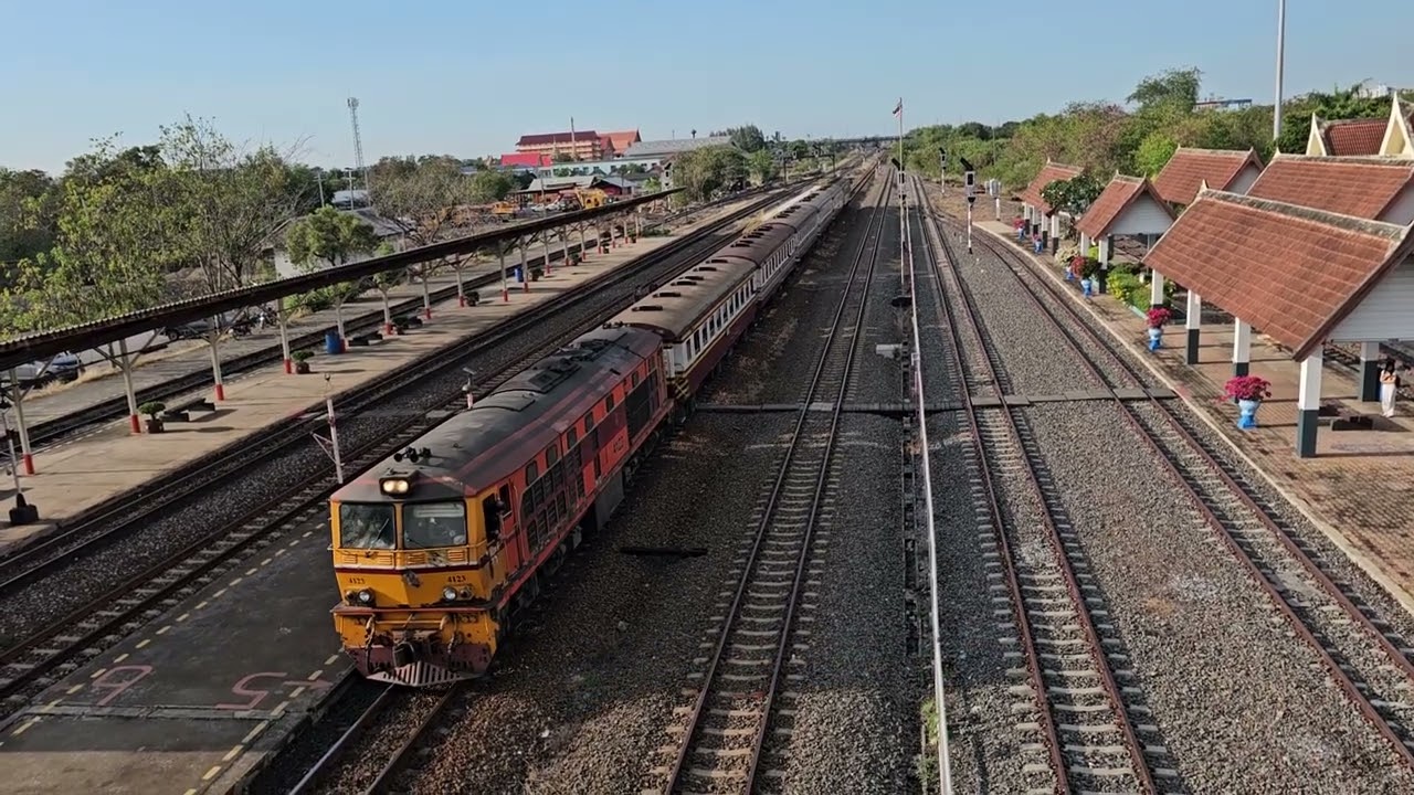 Alsthom 4123 ขบวน 112 เด่นชัย-กรุงเทพอภิวัฒน์ 28/2/2569 #รถไฟไทย #srt #train
