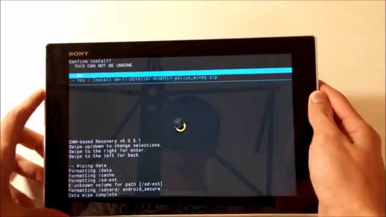 Instalar cyangenmod en Sony Xperia Tablet Z y desbloquear bootloader #MiSonyXperiaTV