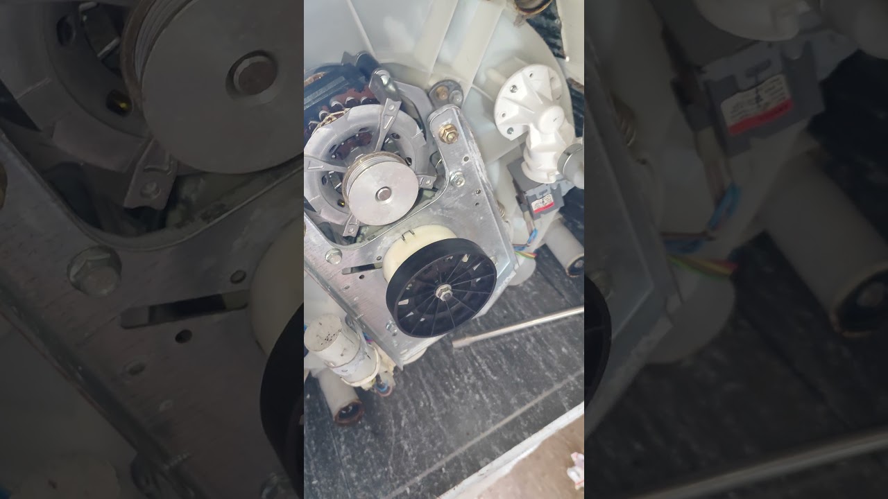 Como retirar uma polia que está estragada fácil fácil da máquina Brastemp Consul