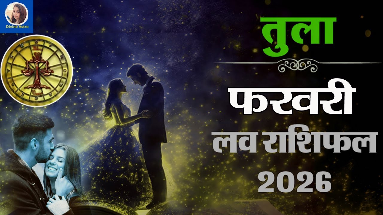 तुला लव राशिफल: प्यार में आएगा नया Twist | Tula Love Rashifal February 2026 | Libra Horoscope