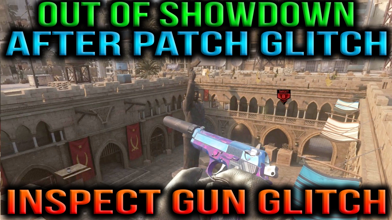 MWR - Out Of Showdown Glitch *After Patch* / Inspect Gun Glitch!