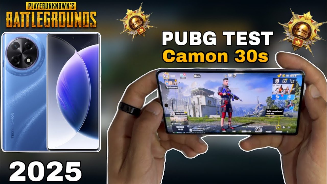 Tecno Camon 30s PUBG test 🔥| Ultimate FPS, Graphics, Battery & Gaming Review ❤️